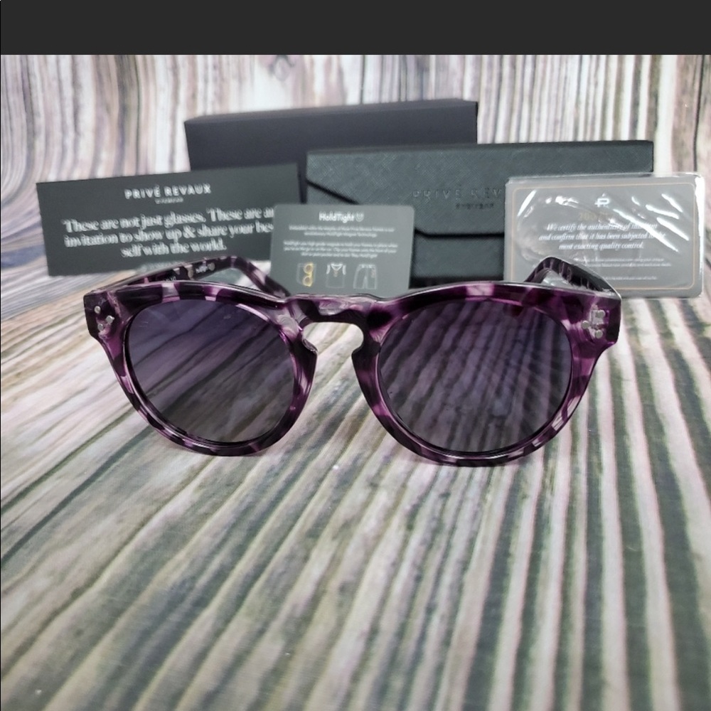 Prive Revaux Expressionist Purple Sunglasses